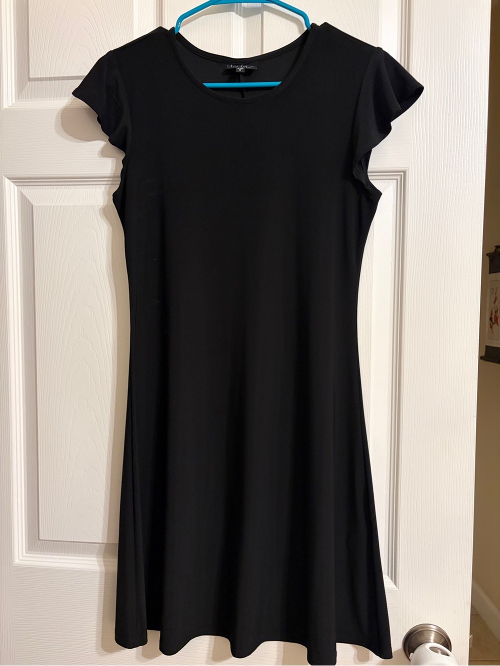 Nicole Miller Black Mini A-Line Dress